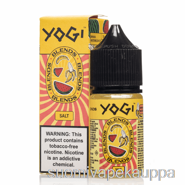 Vape Nesteet Banaani Vesimelonijää - Joogisekoituksia Suoloja - 30ml 35mg